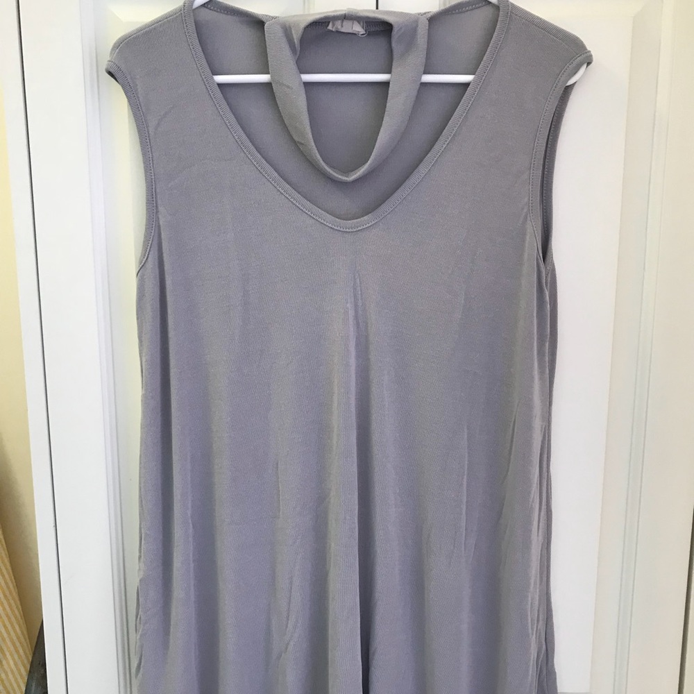 Purple/Gray Top size Medium